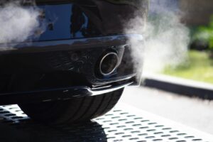 car exhaust fumes